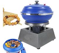 Vaso vibratorio eléctrico para pulido y molienda de piedras preciosas, potente máquina de pulido de rocas con cincel de gemas para hacer joyas y herramientas lapidarias
