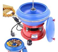 Vaso vibratorio eléctrico para pulido y molienda de piedras preciosas, potente máquina de pulido de rocas con cincel de gemas para hacer joyas y herramientas lapidarias