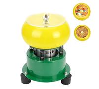 Vaso vibratorio eléctrico para pulir joyas, máquina pulidora de rocas con cubierta acrílica transparente, diseño de bajo ruido, para pulir piezas de metal y piedras preciosas 10in