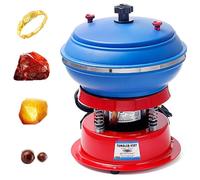 Vaso vibratorio eléctrico Vaso de Roca vibratorio Tazón Máquina pulidora por caída Máquina pulidora por vibración de joyería, Vaso de 8 Pulgadas Pulidor de Joyas