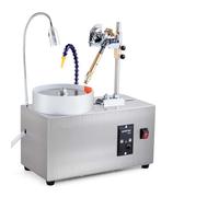 Vaso Vibratorio Máquina for facetar piedras preciosas, 180 W, pulidora de jade, velocidad rotación ajustable 0 a 2980 RPM, angular for
