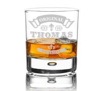 Vaso Whisky Cristal con Grabado Whiskyglas Personalizado Regalo Whiskybecher