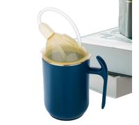 Vasos a prueba de derrames para ancianos a prueba de derrames con asa | Tazas ergonómicas de hospital con tapa para trastornos de personas para uso diario