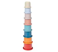 Vasos apilables para conejos, vasos apilables para conejos, 8 unidades de lindos conejos, peso ligero, dispensador de comida apilable, juguete para aperitivos para pequeños animales