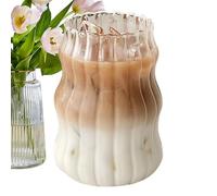 Vasos con Acanaladuras Vintage 530 ml Adorable con Forma de Ondas