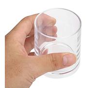 Vasos de Agua de Plástico Premium de Acrílico de 200 Ml, Taza de Té de Vidrio de Whisky Transparente Pequeña, a Prueba de Caídas, Duradero, Antideslizante para Vino Tinto, Vino(Transparente)