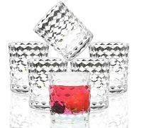 Vasos de agua de plástico tritan reutilizables de 250 ml, vasos de bebida para niños a prueba de rotura, sin bpa, se pueden lavar con lavavajillas, vasos de agua reciclables (transparentes)