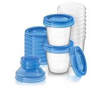 Vasos de almacenamiento de leche materna 180 ml, Philips Avent, 10 pieza(s), transparente