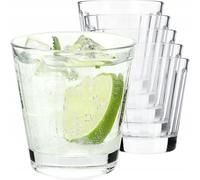 Vasos de bebida KADAX, vasos de vaso de calcio neutro, 175 ml, 6 unidades