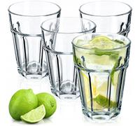 Vasos de bebida KADAX, vasos largos aptos para lavavajillas 365 ml 4 unidades