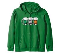 Vasos De Cerveza Bandera Irlandesa Irish Pub Sudadera con Capucha