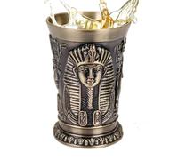Vasos de chupito de viaje - 30 ml vajilla vintage de aleación de zinc, mini taza de licor portátil | Tirador de whisky reutilizable de metal para camping, barbacoas, festivales, celebraciones