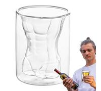 Vasos de chupito en forma de cuerpo - Vasos de cerveza transparentes, novedad Bebidas Set | Party Bar Travel Event Essentials, único recipiente líquido regalo para la noche en el lugar de trabajo Aben