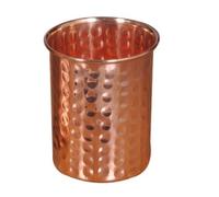 Vasos de cobre para agua hechos a mano, cobre, Pack de 2