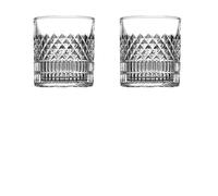 Vasos De Cristal Agua 1/2/3/4pcs Cups 335ml Transparent Whiskey Cup For Party/Home/Bar Crystal Glass Wine Cup Cups Mug Beer Glass(2pcs)