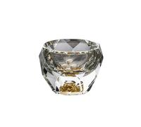 Vasos De Cristal Vasos de licor corte diamante 50ml for té negro, taza doble fondo, Sake Soju Brandy para lavavajillas(Color 01)