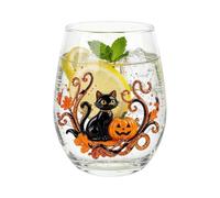 Vasos de Halloween para Beber Copa de Vino Estética Gótica de y Calabaza