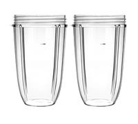 Vasos De Licuadora For Jugo De 32oz, Paquete De 2 Repuestos, Compatibles Con NutriBullet, Piezas De Licuadora De 600W Y 900W(2pcs 32oz cup)