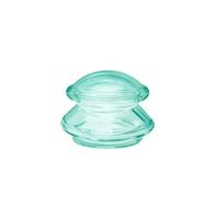 Vasos de masaje con ventosa anticelulítica para aliviar el dolor muscular y articular, copa de silicona (S, verde)
