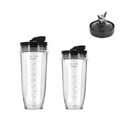 Vasos De Repuesto For Licuadora, Compatibles Con Ninja Y Nutri. Accesorio Antifugas For Licuadoras.