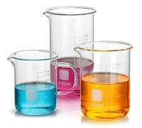 vasos de vidrio, Vaso medidor y vaso de precipitados vidrio borosilicato G3.3 forma baja, 10-5000 ml, pared gruesa, resistente al calor(2000ml)