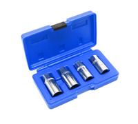 Vasos extractores espárragos Set 4P 6 8 10 12mm Transmisión 1/2" Maletín portátil Extractores Pernos