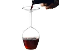 Vasos invertidos para vino tinto, vasos de vino modernos, vasos de vino invertidos de 400 ml para bebidas calientes y frías, cumpleaños, día de San Valentín, Navidad, eventos festivos