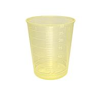 Vasos medicamentos (4800 unidades, 30 ml, graduados), color amarillo