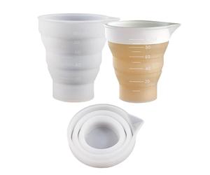 Vasos Mezcladores De Silicona Para Resina - Moldes DIY Vasos Medidores Para Mezclar | V́asos De Fijación Antiadherentes Ṕara Fundición, Moldeado, Teñido, Fabricación Ďe Joyas, Proyectos Đe Artes Y Man