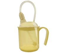 Vasos para ancianos, vaso para sorber para adultos a prueba de derrames de 300 ml con escala, vasos para disfagia 3 en 1 con pajita y asa, vaso para adultos para pacientes mayores discapacitados