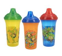 Vasos para beb s Nuby de 3 piezas, antiderrames, f ciles de beber, con v lvula Vari-Flo y boquilla r gida, de Nickelodeon, Teenage Mutant Ninja T