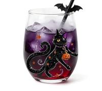 Vasos Para Beber De Halloween 420 Ml Colección De Cristalería Artesanal De