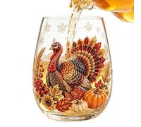 Vasos para beber, de otoño, decoración de mesa antivuelco | Vaso de bourbon decorativo de temporada para oficina, apartamento, granja, restaurante, fiesta, vacaciones, Acción de Gracias