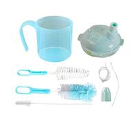Vasos para beber para adultos, vaso para beber con dificultad para tragar, botella ligera con popote que evita asfixia al comer y tragar, para mujeres adultas posparto, ancianos, discapacitados