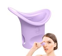 Vasos para ducha ocular, vaso para enjuague ocular,Kit de enjuague de ojos Taza de lavado de ojos portátil de silicona Taza de limpieza de ojos, baño para ojos, para mujeres
