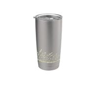 Vasos para el hogar, trabajo, oficina, WildGrass Botanical Nature Vaso térmico de acero inoxidable de doble pared