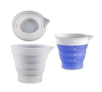 Vasos para mezclar de resina epoxi - Vaso para mezclar con molde de silicona para bricolaje | Dispensador de vasos con molde de silicona para fundición, moldeado, teñido, fabricación de joyas, artes y