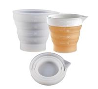 Vasos para mezclar de resina epoxi - Vaso para mezclar con molde para bricolaje | Dispensador de vasos con molde de silicona, recipientes DIY para fundición, moldeado, teñido, fabricación de joyas, ar