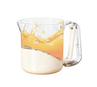 Vasos para mezclar huevos, herramientas para hornear prensadas a mano, tazas graduadas de estrella de huevo, restaurante, hogar, preparación de desayuno, leche, adobo, jugo, salsas