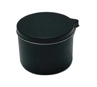 Vasos para Velas Tarro de Vela vacío a Granel, Recipiente con Pico vertedor, Caja de Almacenamiento vacía, fabricación de Velas for masajes de aromaterapia DIY(Black-12PCS)