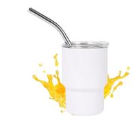 Vasos Pequeños Para Chupitos | Vaso de 90 ml con Pajita - Botellas De Acero Inoxidable Para Bebidas Frías Y Calientes, Regalos Originales Para Bodas