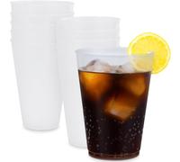 Vasos Plástico 500 ml Transparentes | Pack 1000 | Vasos de Cubata y Sidra | Desechables Resistentes | Libres de BPA | Perfectos para Fiestas, Hostelería y Eventos (1000)