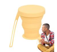 Vasos plegables para viajar, taza de café de silicona portátil de 200 ml, ligera, reutilizable, aislamiento térmico, suministros de hidratación al aire libre para beber caliente o frío