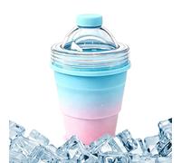 Vasos Plegables para Viajes,Fabricador de Bolas de Hielo Antifugas | Molde para Bolas de Hielo, Cerveza Whisky Cóctel Gimnasio Oficina Camping Zumos y Café, bebidas refrescantes en cualquier momento,