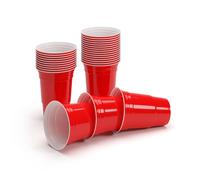 Vasos rojos para fiestas Nadal Classics 16 oz 473ml