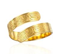 VASSAGO Anillo/Pulsera Islámicos De La Ayatul Kursi Mujeres Y Hombres Anillo Ajustable Con Diseño Musulmán, Alá Y El Corán Ayat Al-Kursi Caligrafía Árabe Flor De Loto Islam Eid Ramadan Regalos