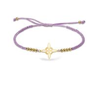VASSAGO Brujas Nudo Pulsera para Mujeres Hombres de Acero Inoxidable Magia Nudo Celta Ajustable de Color Con Cuentas Trenzado Bruja Nudo Pulseras Cadena Wiccan Brujería Joyería (Nudo de bruja-P)