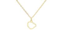 VASSAGO Collar con diseño de mapa de las Islas Canarias, collar de mapa de las 7 islas de España, joyería de recuerdo de viaje, para mujeres y hombres, ajustable, Acero inoxidable, Sin piedra preciosa