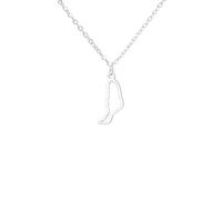 VASSAGO Collar con diseño de mapa de las Islas Canarias, collar de mapa de las 7 islas de España, joyería de recuerdo de viaje, para mujeres y hombres, ajustable, Acero inoxidable, Sin piedra preciosa