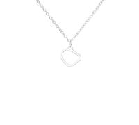 VASSAGO Collar con diseño de mapa de las Islas Canarias, collar de mapa de las 7 islas de España, joyería de recuerdo de viaje, para mujeres y hombres, ajustable, Acero inoxidable, Sin piedra preciosa